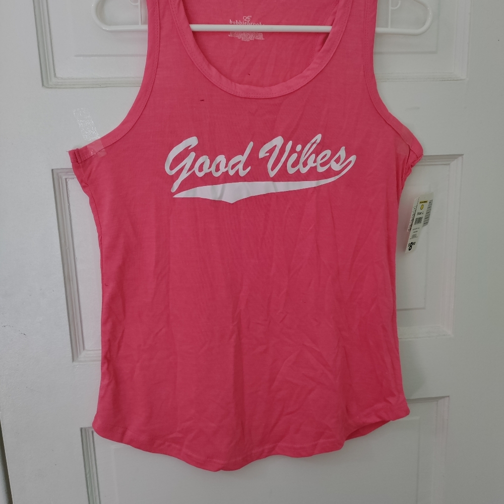 Good Vibes (Bobbie Brooks women's top/shirt size L)